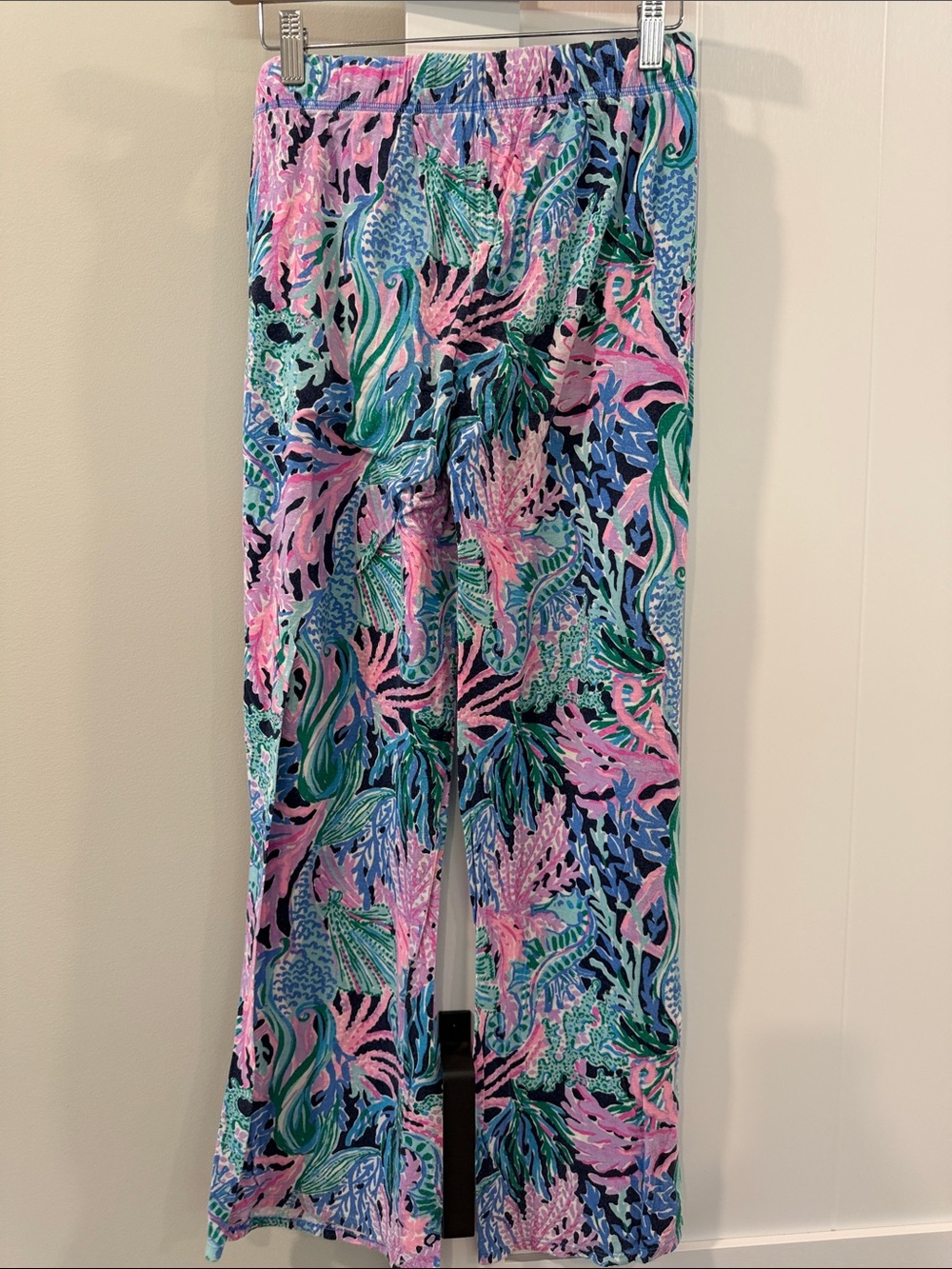 Lilly Pulitzer Coral Reef Pajama Set Pink, Green & Blue - Picture 8 of 16